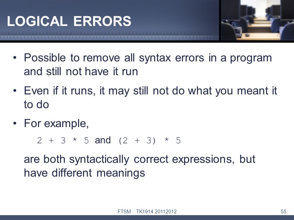 examples syntax errors writing a book